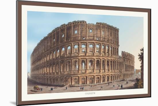 Coliseum-M. Dubourg-Mounted Art Print