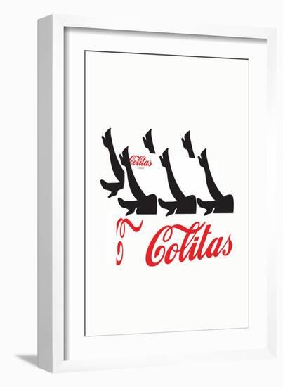 Colitas White Annimo-null-Framed Art Print