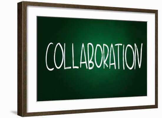 Collaboration-airdone-Framed Art Print