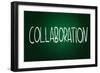 Collaboration-airdone-Framed Art Print