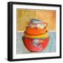 Collage Bowls I-Patricia Pinto-Framed Premium Giclee Print