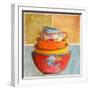 Collage Bowls I-Patricia Pinto-Framed Art Print