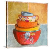 Collage Bowls I-Patricia Pinto-Stretched Canvas