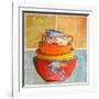 Collage Bowls I-Patricia Pinto-Framed Art Print