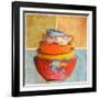 Collage Bowls I-Patricia Pinto-Framed Art Print