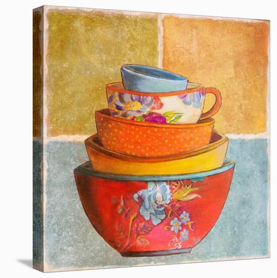 Collage Bowls I-Patricia Pinto-Stretched Canvas