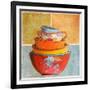Collage Bowls I-Patricia Pinto-Framed Art Print