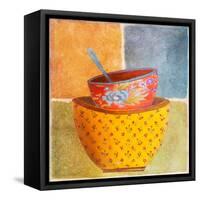 Collage Bowls II-Patricia Pinto-Framed Stretched Canvas