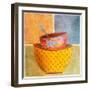 Collage Bowls II-Patricia Pinto-Framed Premium Giclee Print
