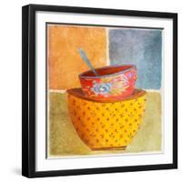 Collage Bowls II-Patricia Pinto-Framed Premium Giclee Print