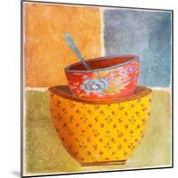 Collage Bowls II-Patricia Pinto-Mounted Premium Giclee Print