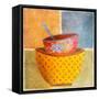 Collage Bowls II-Patricia Pinto-Framed Stretched Canvas