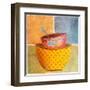 Collage Bowls II-Patricia Pinto-Framed Art Print