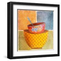 Collage Bowls II-Patricia Pinto-Framed Art Print