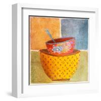 Collage Bowls II-Patricia Pinto-Framed Art Print