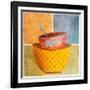 Collage Bowls II-Patricia Pinto-Framed Art Print