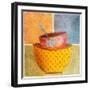 Collage Bowls II-Patricia Pinto-Framed Art Print