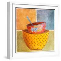 Collage Bowls II-Patricia Pinto-Framed Art Print