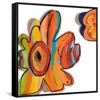 Collage Flowers I-Patricia Pinto-Framed Stretched Canvas