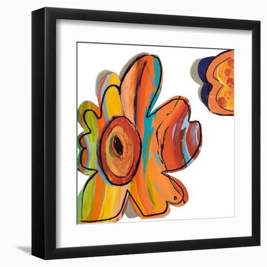 Collage Flowers I-Patricia Pinto-Framed Art Print