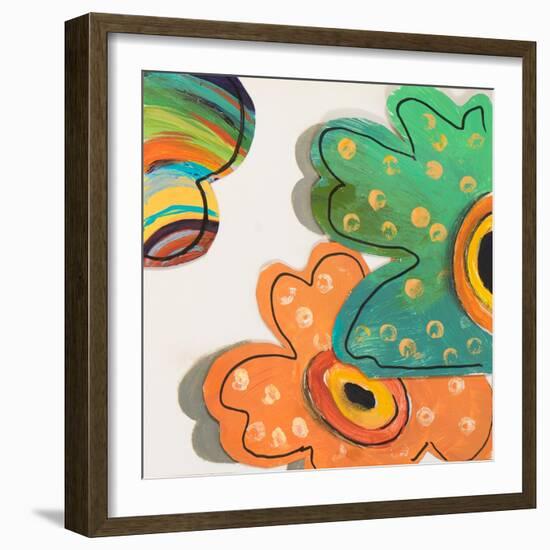 Collage Flowers IV-Patricia Pinto-Framed Art Print