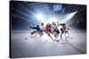 Collage from Hockey Players in Action-Eugene Onischenko-Stretched Canvas