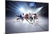 Collage from Hockey Players in Action-Eugene Onischenko-Mounted Photographic Print