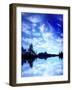 Collage - Landscape In Fantasy Planet-frenta-Framed Art Print