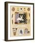 Collage of Carrots, Flowers, and Rabbit-Hope Street Designs-Framed Giclee Print