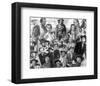 Collage of characters in How the West Was Won.-Movie Star News-Framed Photo