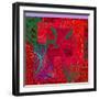 COLLAGE OF COLOR-Linda Arthurs-Framed Premium Giclee Print