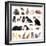 Collage of Different Cute Animals-Yastremska-Framed Photographic Print