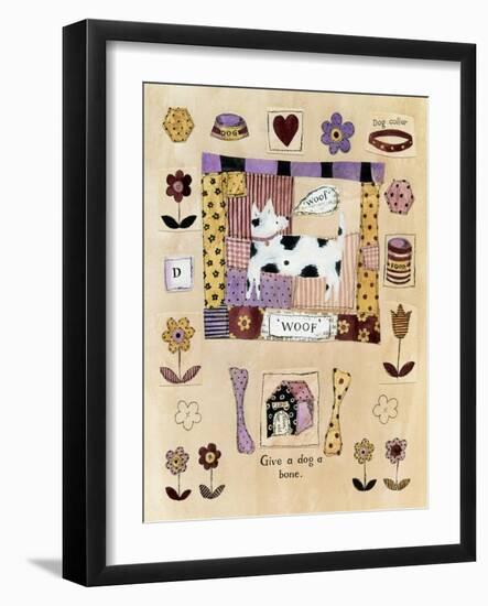 Collage of Dog Related Items-Hope Street Designs-Framed Giclee Print