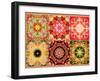 Collage of Flowers Mandalas, Composing-Alaya Gadeh-Framed Photographic Print