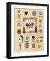 Collage of Gardening Items with a Butterfly in Center-Hope Street Designs-Framed Giclee Print