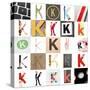 Collage Of Images With Letter K-gemenacom-Stretched Canvas