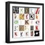 Collage Of Images With Letter K-gemenacom-Framed Art Print