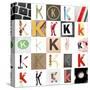 Collage Of Images With Letter K-gemenacom-Stretched Canvas
