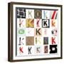 Collage Of Images With Letter K-gemenacom-Framed Art Print