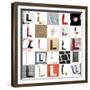 Collage Of Images With Letter L-gemenacom-Framed Premium Giclee Print