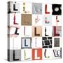 Collage Of Images With Letter L-gemenacom-Stretched Canvas