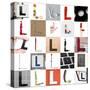 Collage Of Images With Letter L-gemenacom-Stretched Canvas