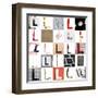 Collage Of Images With Letter L-gemenacom-Framed Art Print