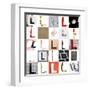 Collage Of Images With Letter L-gemenacom-Framed Art Print