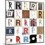 Collage Of Images With Letter R-gemenacom-Mounted Art Print