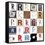 Collage Of Images With Letter R-gemenacom-Framed Stretched Canvas