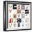 Collage Of Images With Letter V-gemenacom-Framed Art Print