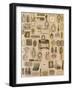 Collage of Items Found on Dressing Table-Hope Street Designs-Framed Giclee Print