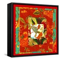 COLLAGE OF PATTERNS-Linda Arthurs-Framed Stretched Canvas