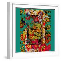 Collage of patterns-Linda Arthurs-Framed Giclee Print